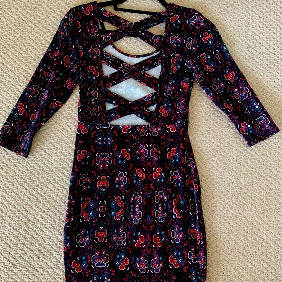 Charlotte Russe Purple Bodycon Dress - Picture 2 of 2